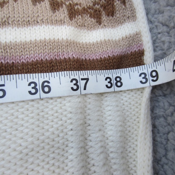 Faherty Sand Creek Alpaca Wool Knit Poncho Women's One size Western Comfort Cozy - Picture 9 of 10